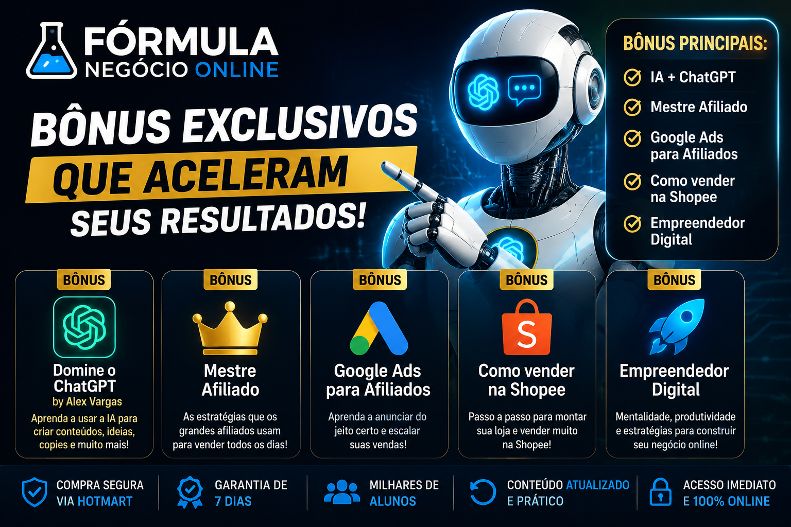 Fórmula Negócio Online vale a pena